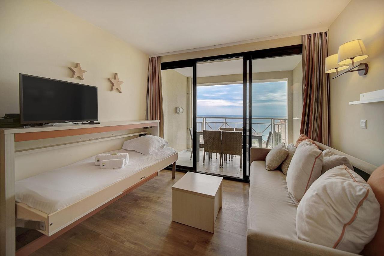 Immogroom - 3 Rooms Sea View - Swimming Pool - Terrace - Parking كان المظهر الخارجي الصورة