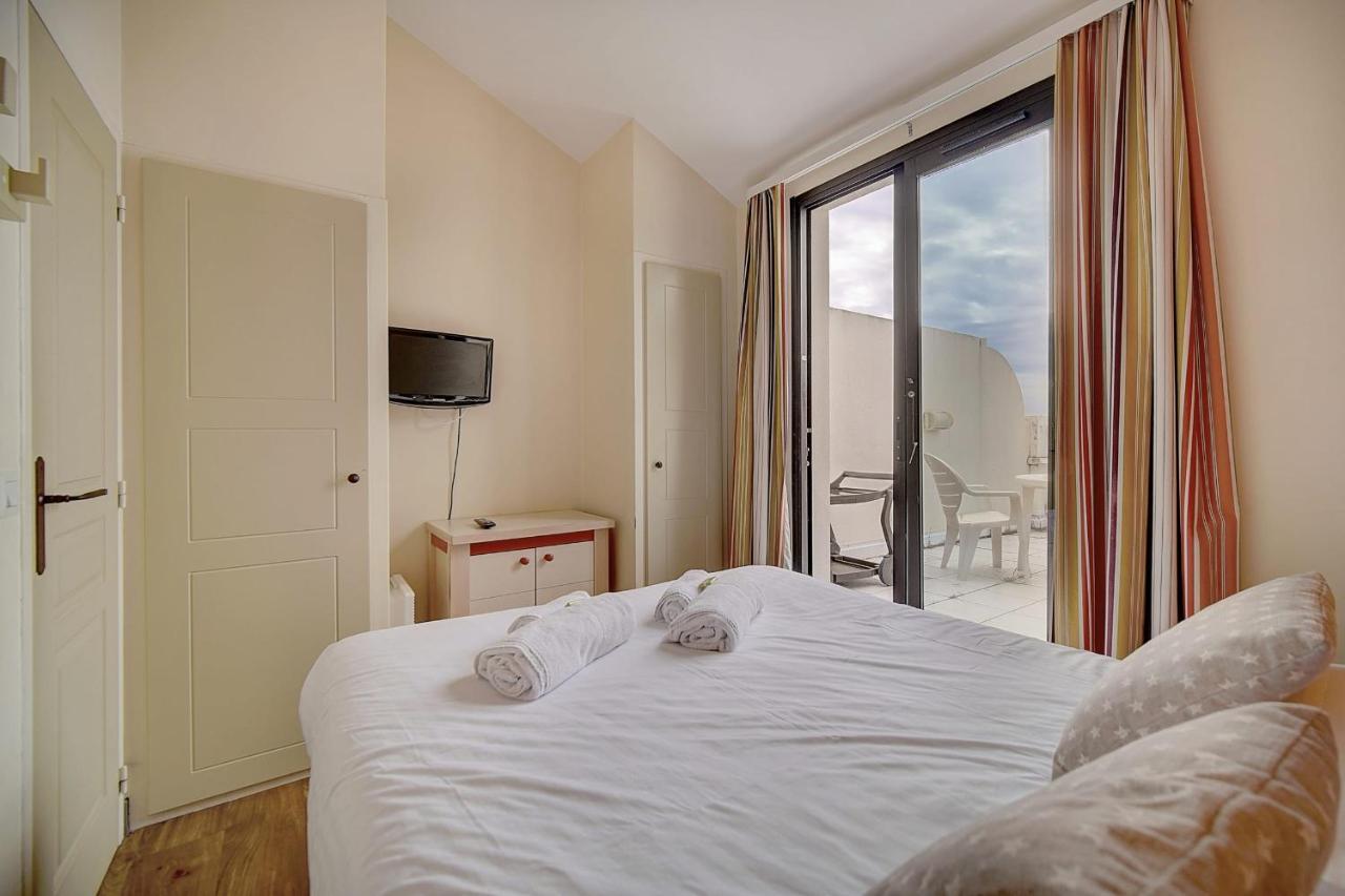 Immogroom - 3 Rooms Sea View - Swimming Pool - Terrace - Parking كان المظهر الخارجي الصورة